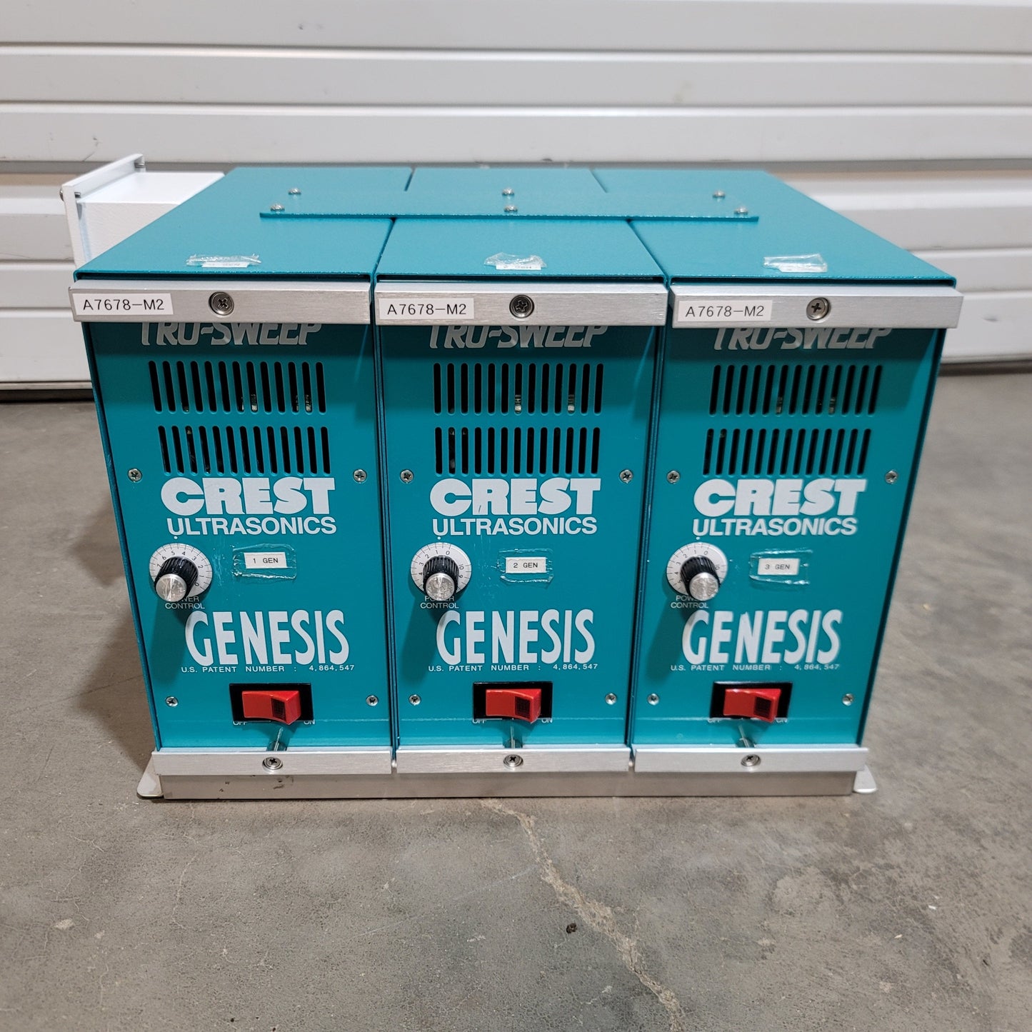 Used Crest 4HT-1826-18-SP Ultrasonic Cleaning Tank 1500W 40kHz 33Gal 18" x 26" x 18"