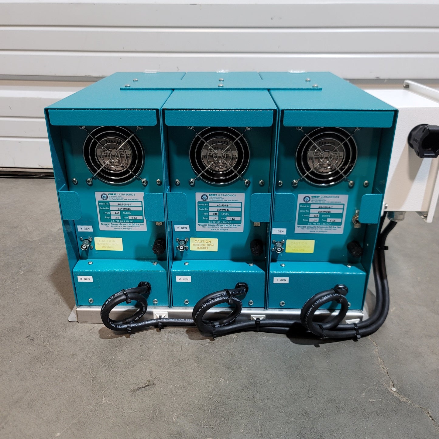 Used Crest 4HT-1826-18-SP Ultrasonic Cleaning Tank 1500W 40kHz 33Gal 18" x 26" x 18"