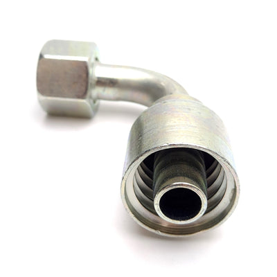 New – Open box Parker 1J571-12-12 Crimp Style Hydraulic Hose Fitting, 90° Elbow, ø3/4in Hose ID