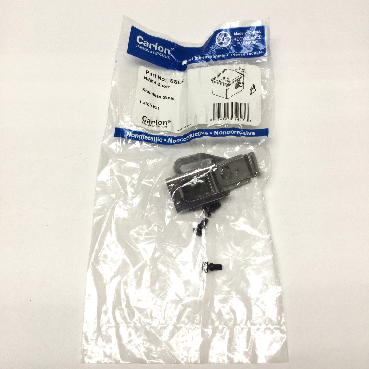 Used Carlon SSLS Stainless Steel Quick-Release Latch Kit for Circuit Safe Enclosures