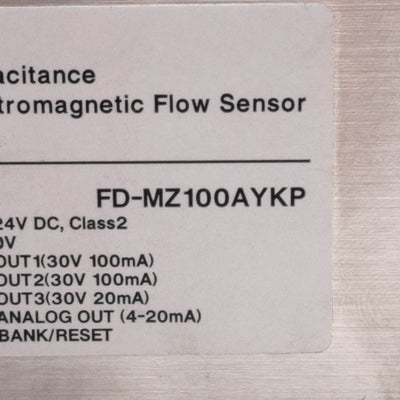 New – Open box Keyence FD-MZ100AYKP Electromagnetic Flow Sensor, 100L/min, 1in NPT, 24VDC