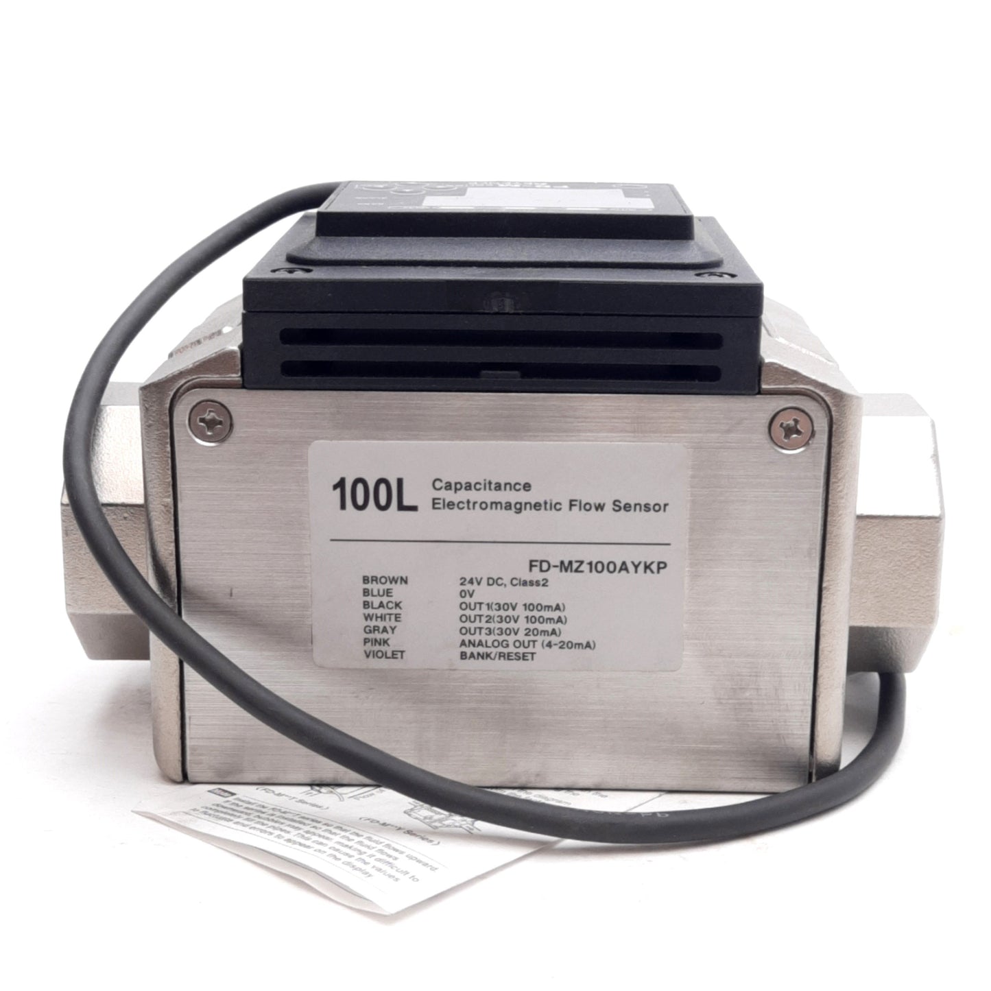 New – Open box Keyence FD-MZ100AYKP Electromagnetic Flow Sensor, 100L/min, 1in NPT, 24VDC
