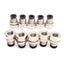 New Lot of 10 Pneuforce PMF06-G01 Pneumatic Bulkhead Fittings, G1/8 to 6mm Tube