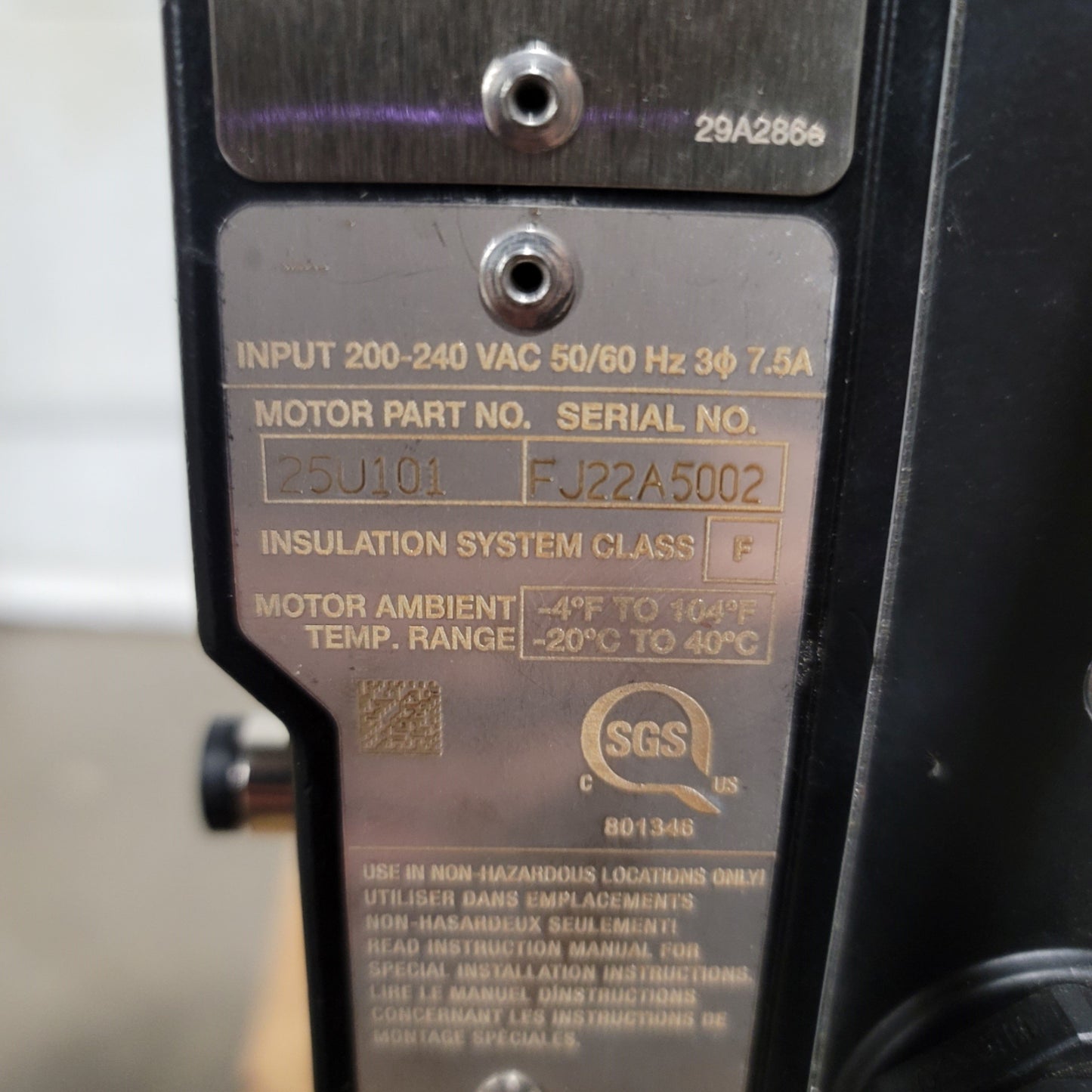 New Graco QTD-PPFC1PPPTPSPTP200 i80 Quantm Electric Operated Diaphragm Pump 240V 3PH