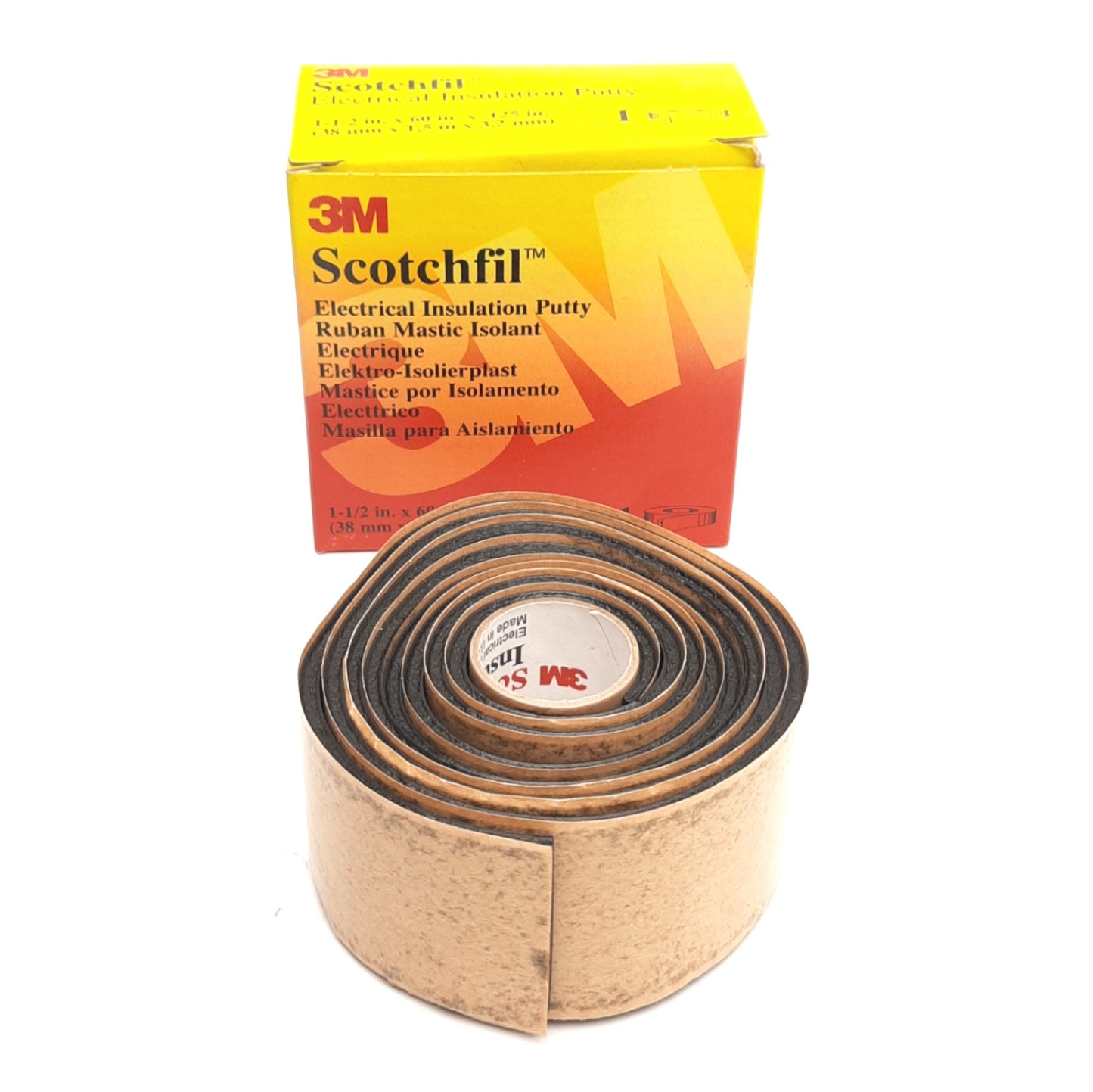 New 3M Scotchfill Electrical Insulation Putty, Moisture Resistant, 1-1/2in x 60in