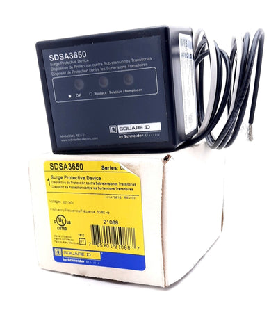 New Square D SDSA3650 3 Phase Industrial Surge Protector 600Y/347VAC 40kA