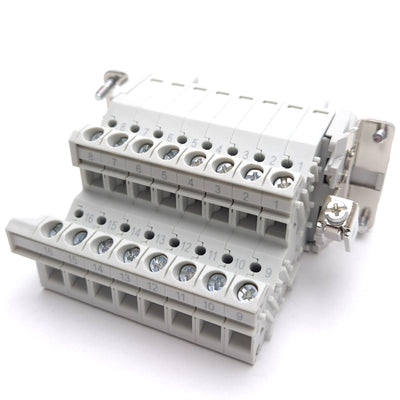 New – Open box Phoenix Contact HC-B 16-A-UT-PEL-F 1648042 Terminal Adapter, 16-Position