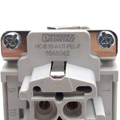 New – Open box Phoenix Contact HC-B 16-A-UT-PEL-F 1648042 Terminal Adapter, 16-Position