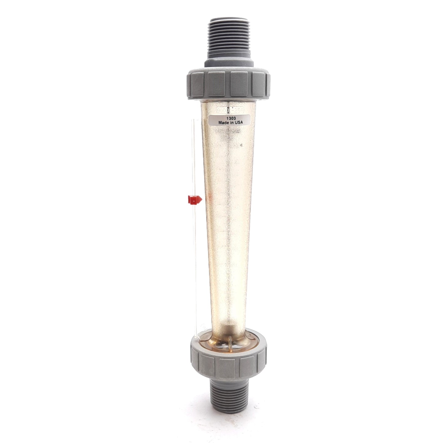 New – Open box Blue-White F-45750L-12 Flow Meter, 0.1-10 GPM, 175PSI, 212°F Max, 3/4in NPT