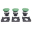 New – Open box Lot of 3 Eaton M22-DP-G Push-Button, Green, Momentary, ø22.5mm Mounting