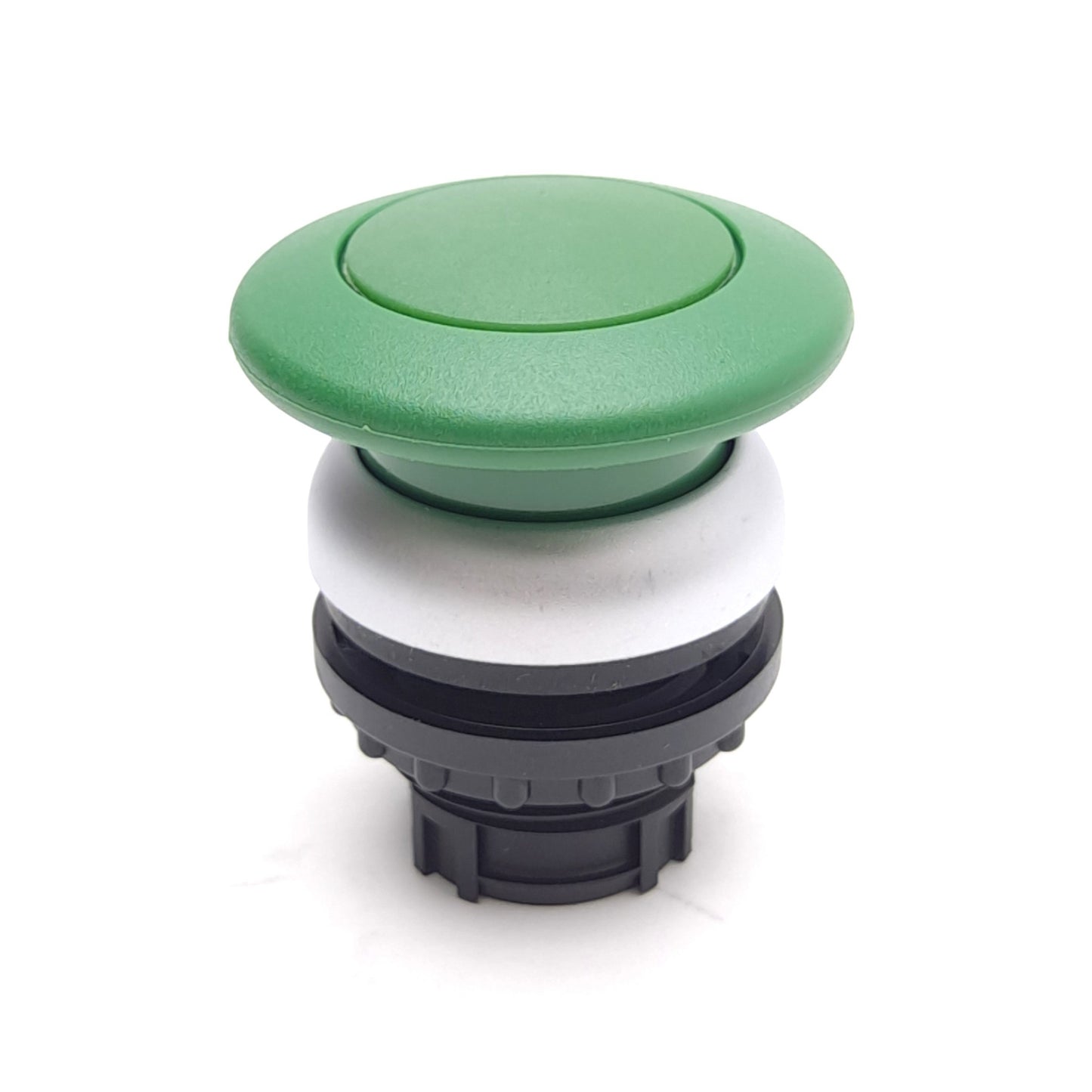 New – Open box Lot of 3 Eaton M22-DP-G Push-Button, Green, Momentary, ø22.5mm Mounting