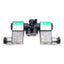 Used Spartan Scientific 3826-0-77-B3C3 Inert Gas Mixing Solenoids, 25PSI, 24VDC Coils