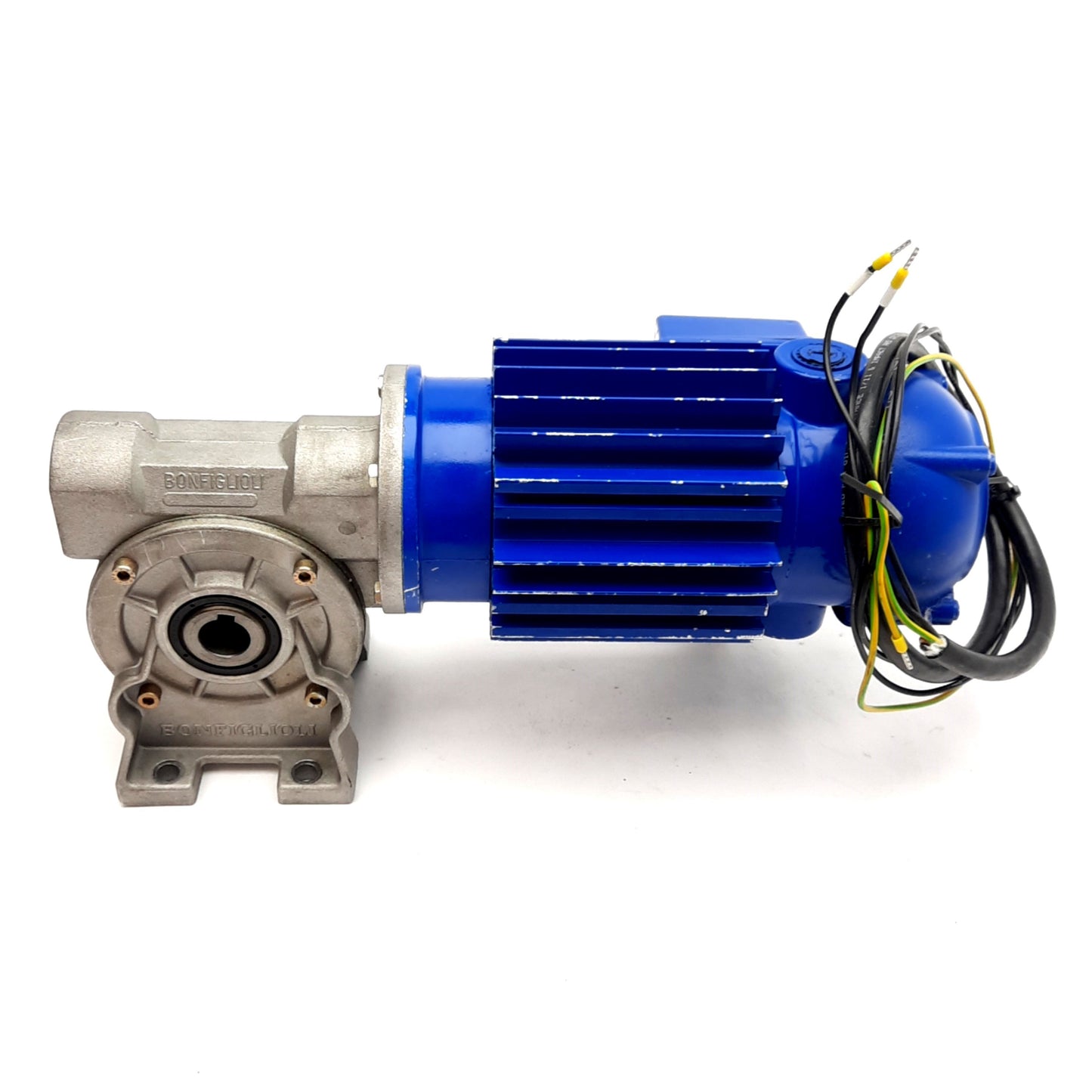 Used Bonfiglioli BC 220 Motor & VF44 Worm Gear Speed Reducer 60:1, ø18mm Bore, 180VDC
