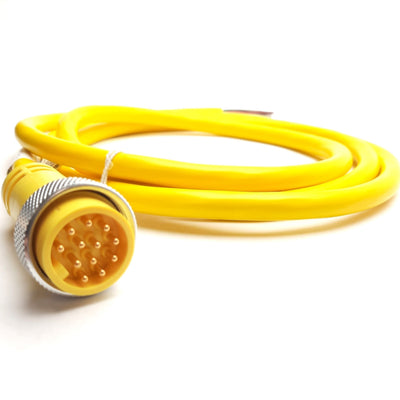 New Mencom MIN-12MPX-6 Cordset MIN Size 3 12-Pin Male To Flying Leads , 6ft