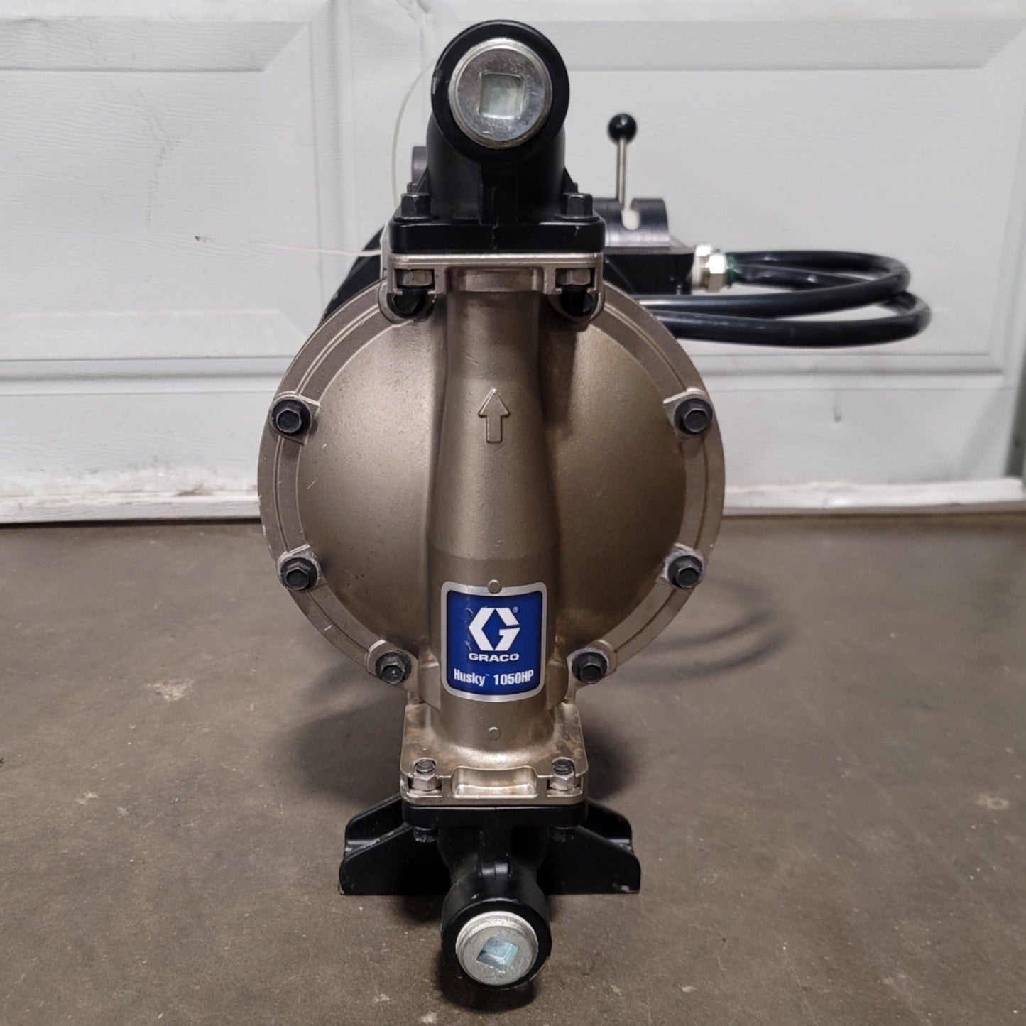 Used Graco 1050HP-A01AA1SSACPTPT 2:1 Air Operated Double Diaphragm Pump 50gpm 250psi