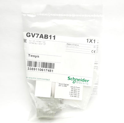 New Schneider Electric GV7AB11 Aux Contact For Disconnects 600VAC/250VDC