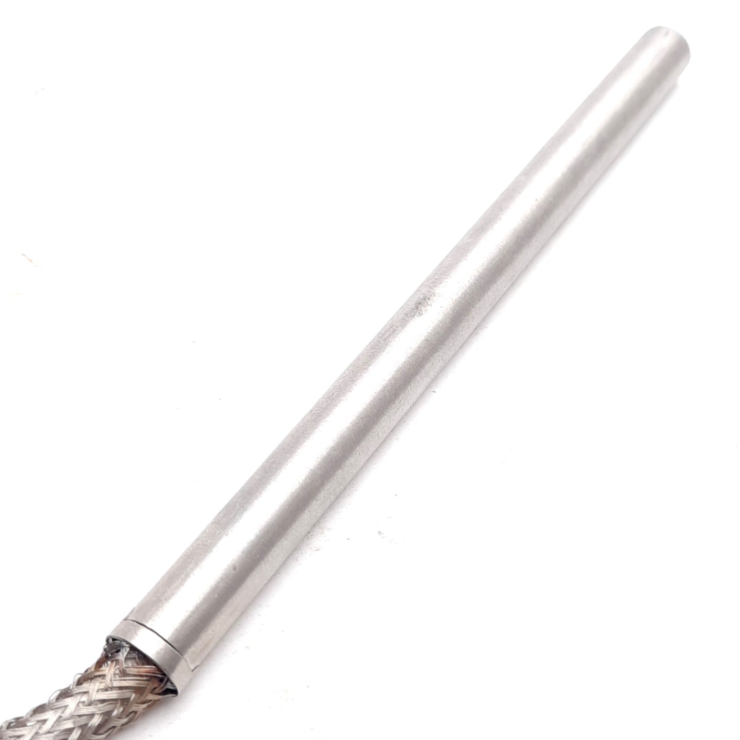 Used Tutco CH44353 Cartridge Heater 120V 300W, ø3/8in x 5in, 17in SS Braided Leads