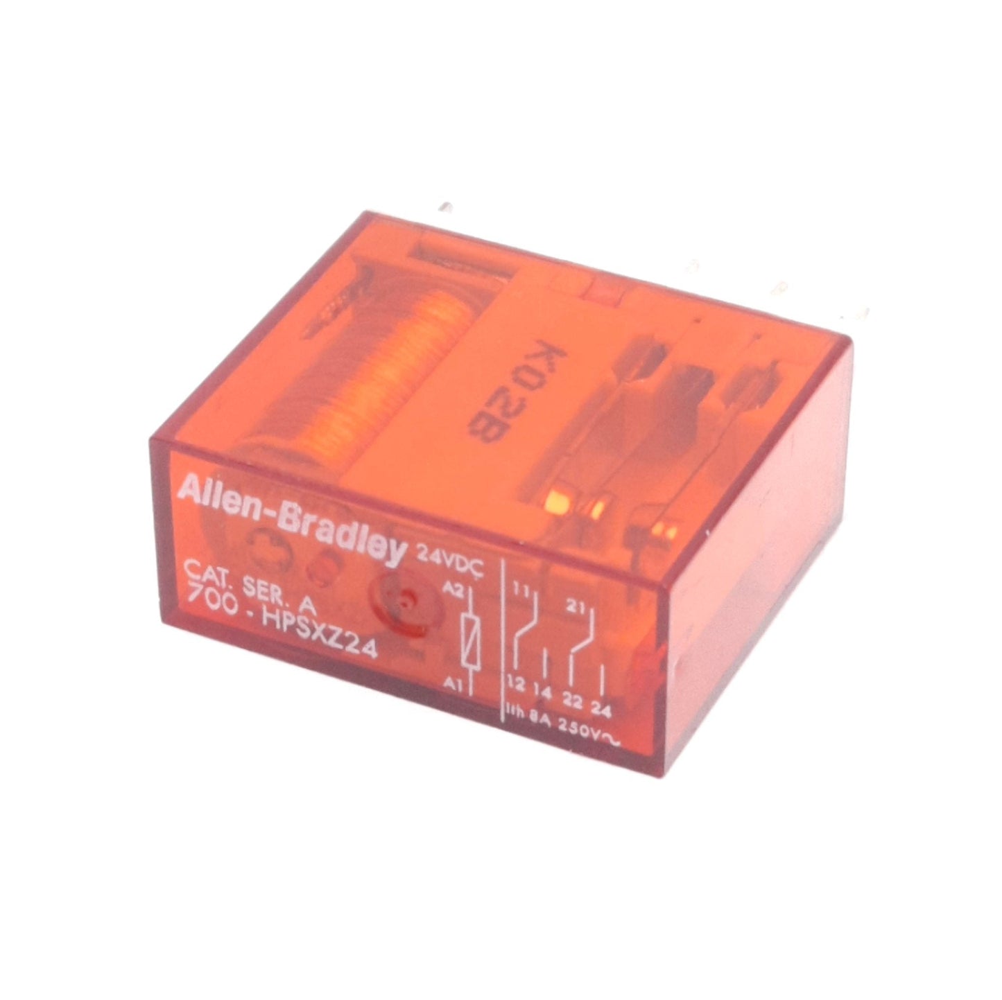 New – Open box Allen Bradley 700-HPSXZ24 Safety Relay 2-Pole DPDT, 8A Contact, 24VDC Coil