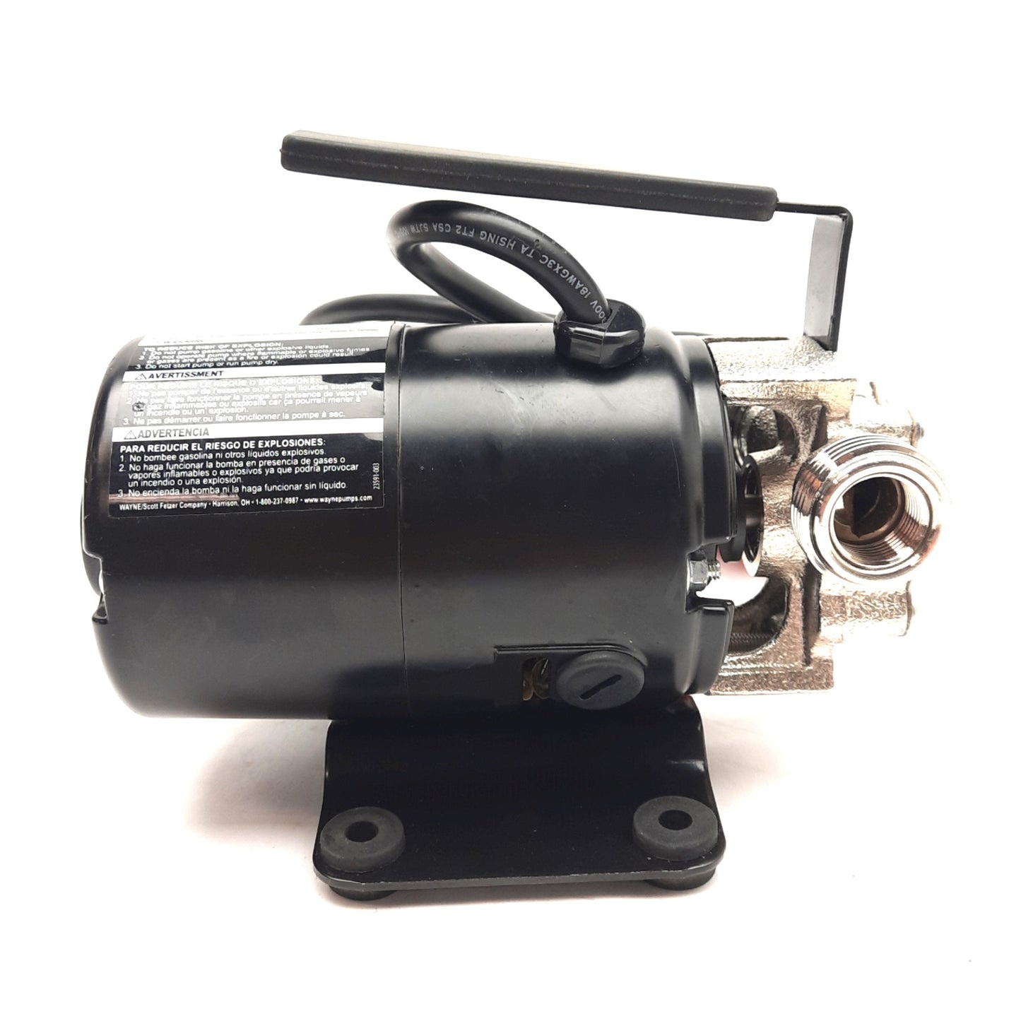 Open box Wayne 57717-WYN2 PC2 Transfer Pump, 115VAC 2A, ø3/4in Hose Fitting, 390GPH Max