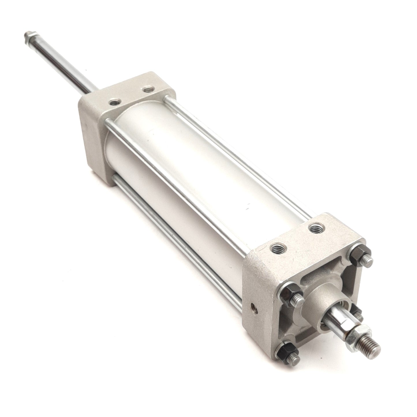 Used SMC NCA1WR250-600N Double Rod Cylinder, ø2.5in Bore, 6in Stroke, 250PSI, NPTF3/8