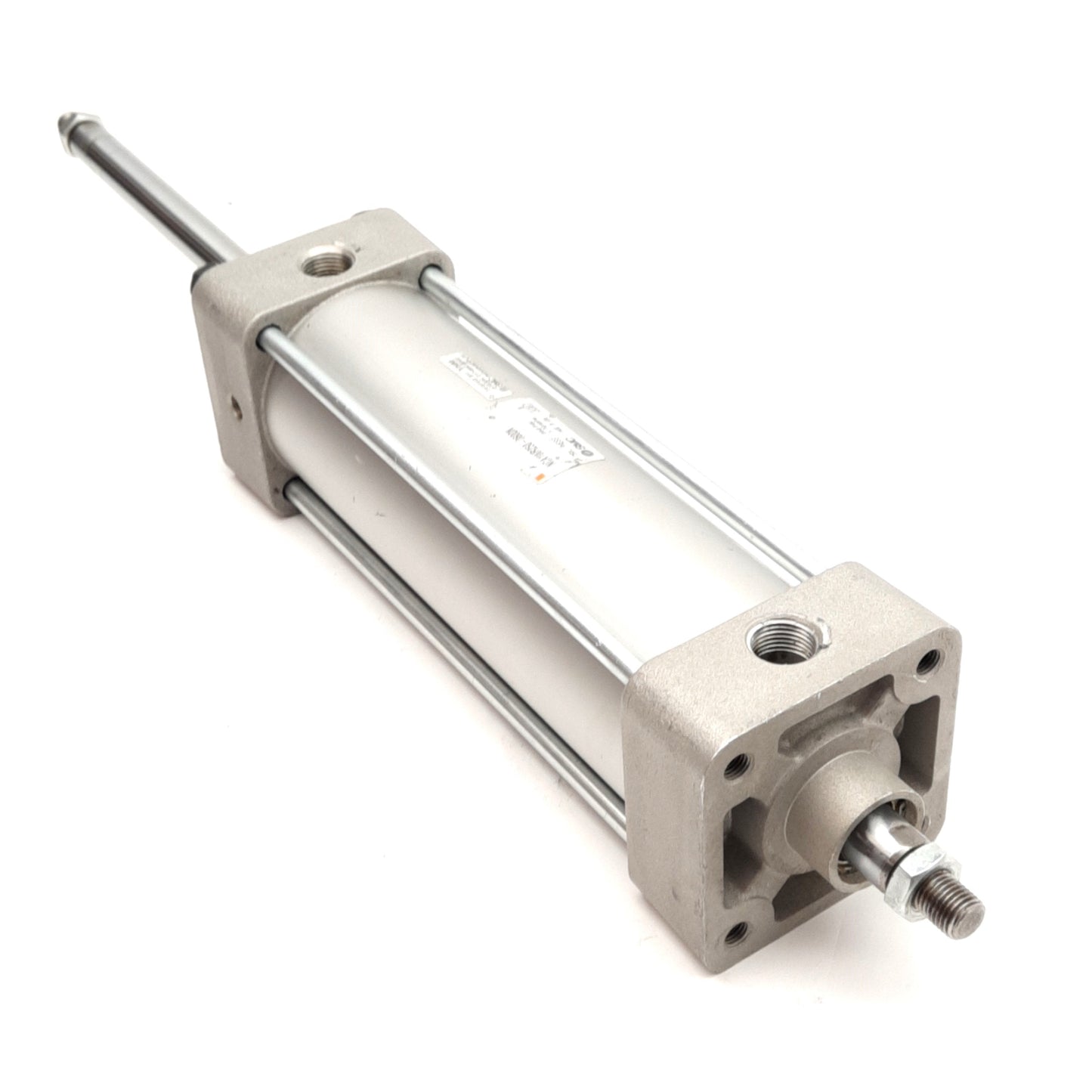 Used SMC NCA1WR250-600N Double Rod Cylinder, ø2.5in Bore, 6in Stroke, 250PSI, NPTF3/8