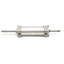Used SMC NCA1WR250-600N Double Rod Cylinder, ø2.5in Bore, 6in Stroke, 250PSI, NPTF3/8