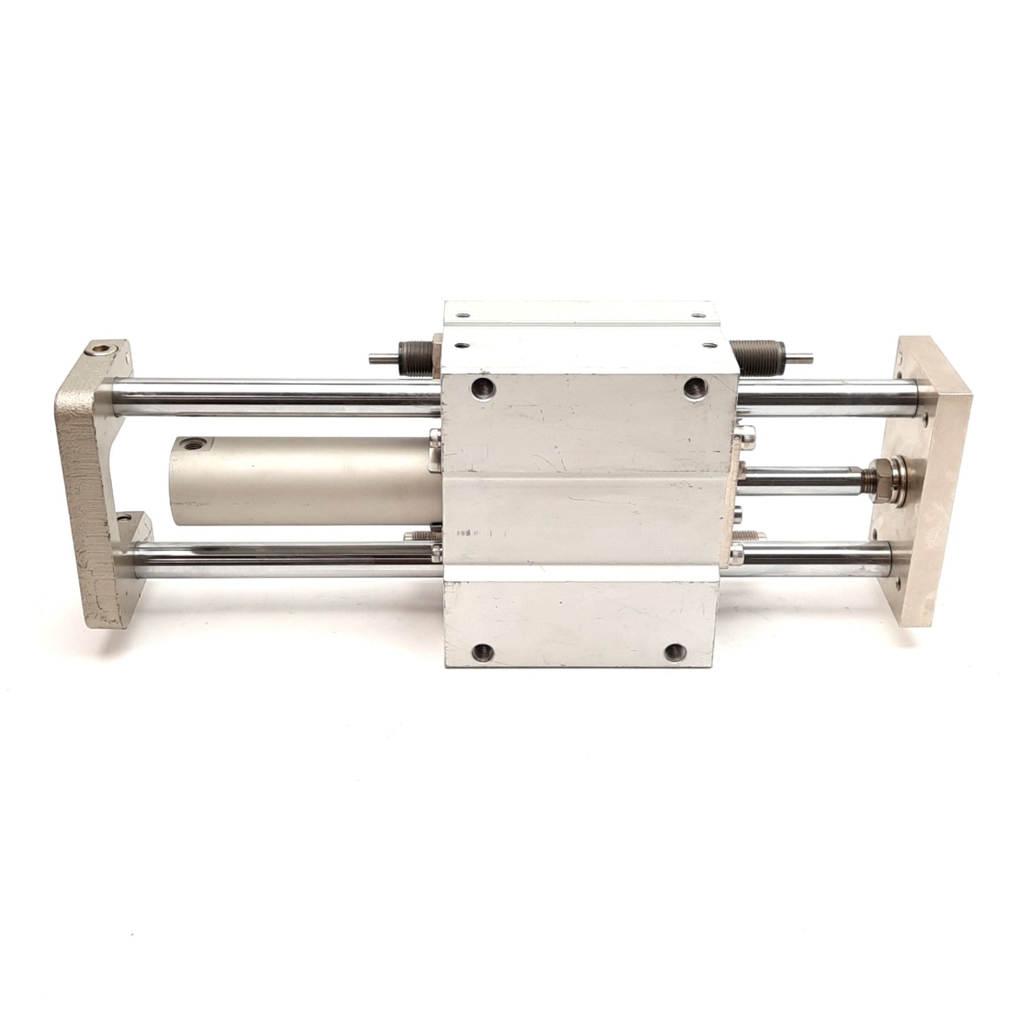 Used SMC MGGMB40TN-200 Guided Cylinder, ø40mm Bore, 200mm Stroke, 145PSI, 1/8in NPT