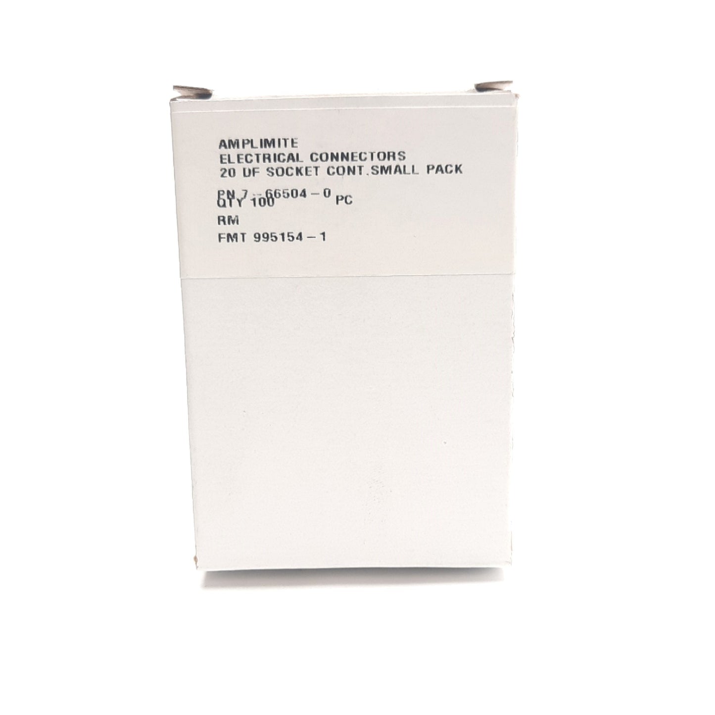 New Lot of 100 Amplimite 7-66504-0 Electrical Connectors D-Sub, Socket, 20-24 AWG