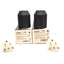 New Lot of 2 Arrow Hart 5269N Straight Blade Connector, 2-Pole, 3-Wire, 125V 15A