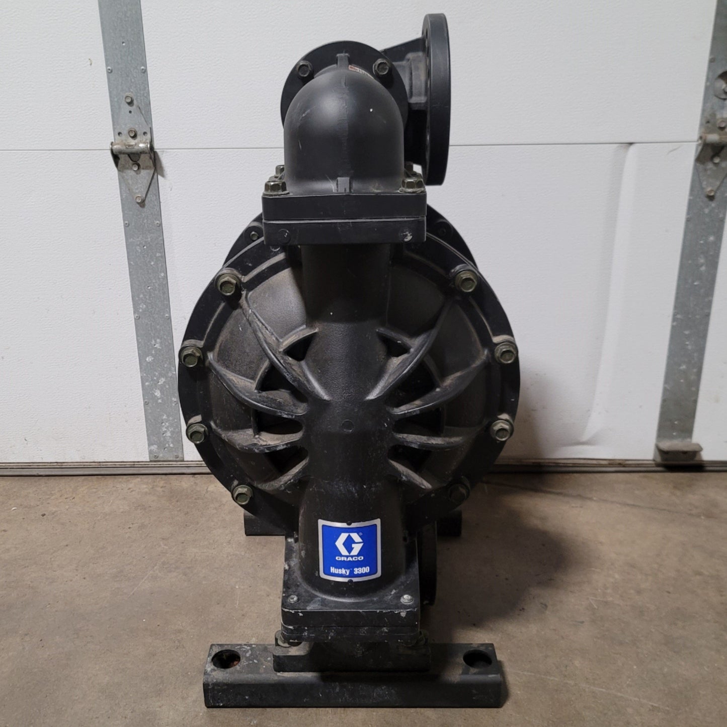 Used Graco 652073 Husky 3300 Air Operated Double Diaphragm Pump 3"NPT/ANSI/DIN 300GPM