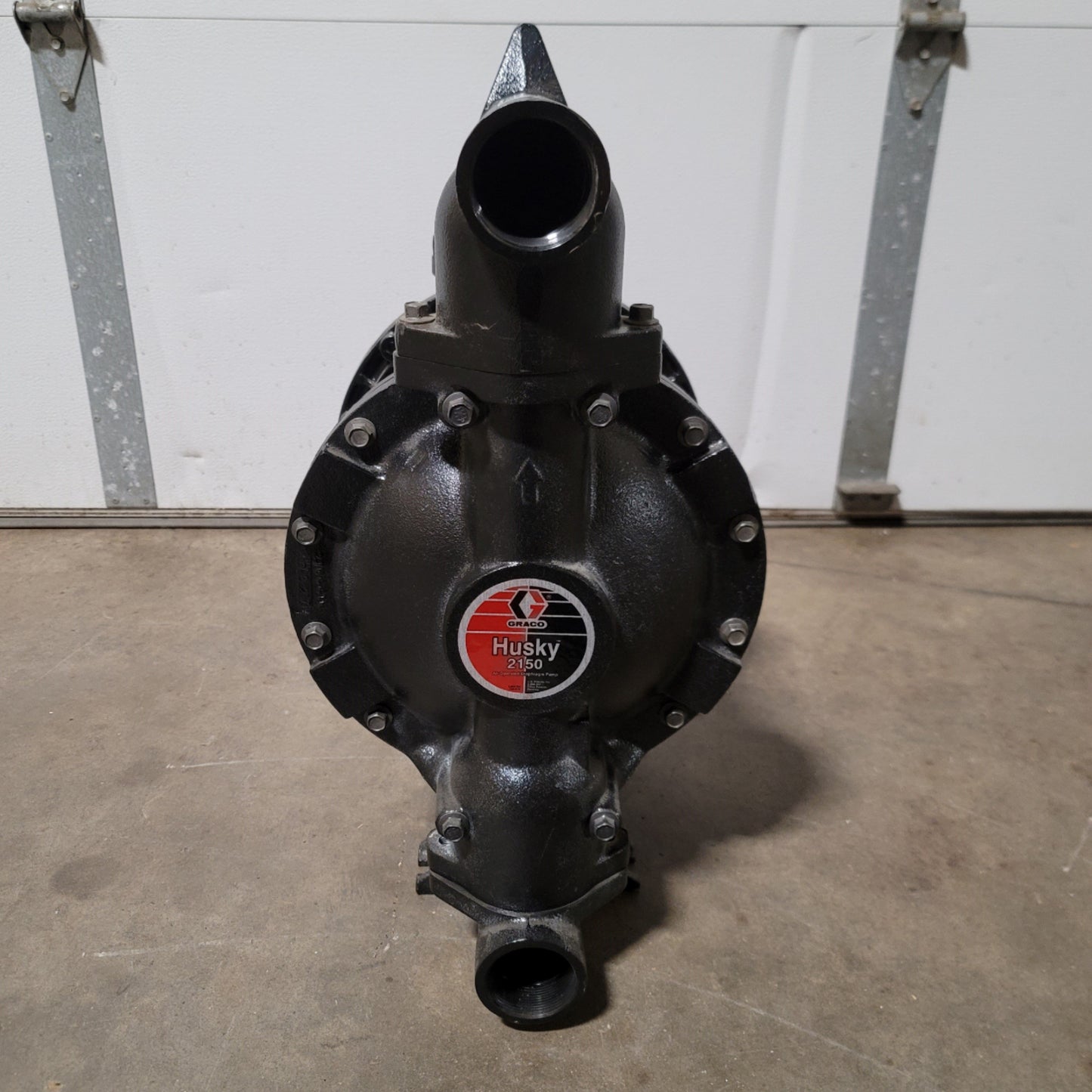 Used Graco DF6466 Husky 2150 Air Operated Double Diaphragm Pump 2"NPT 150GPM 120psi