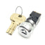 New Lorlin DSL-6-B-D Lock & Key Switch, 2-Position, DPST, 80A 250VAC Contact