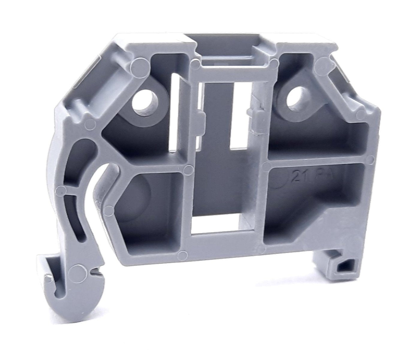 New Lot of 95 Wago 249-116 Terminal End Block Screwless Stop, 6mm Wide, Din Rail