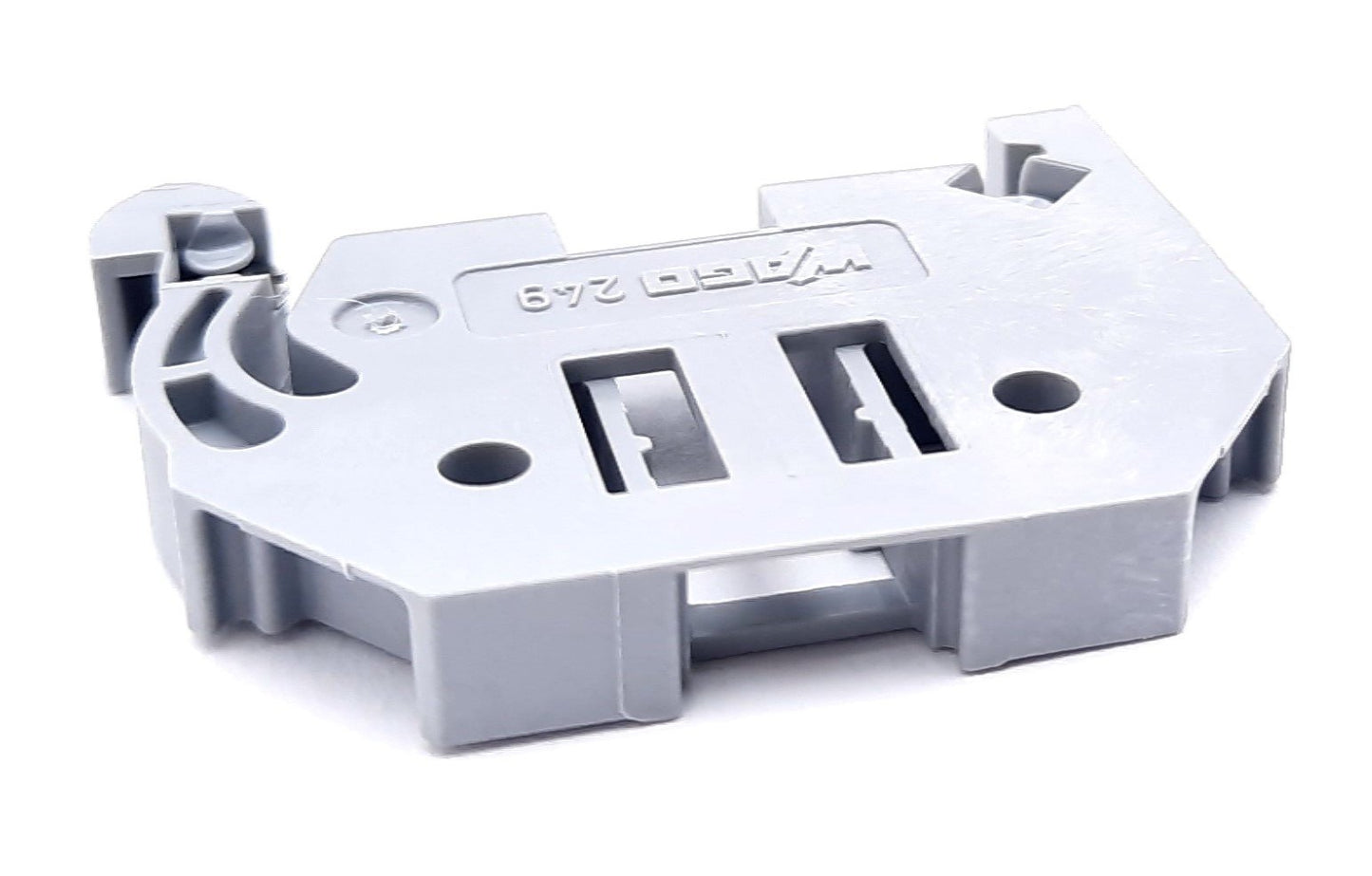 New Lot of 95 Wago 249-116 Terminal End Block Screwless Stop, 6mm Wide, Din Rail