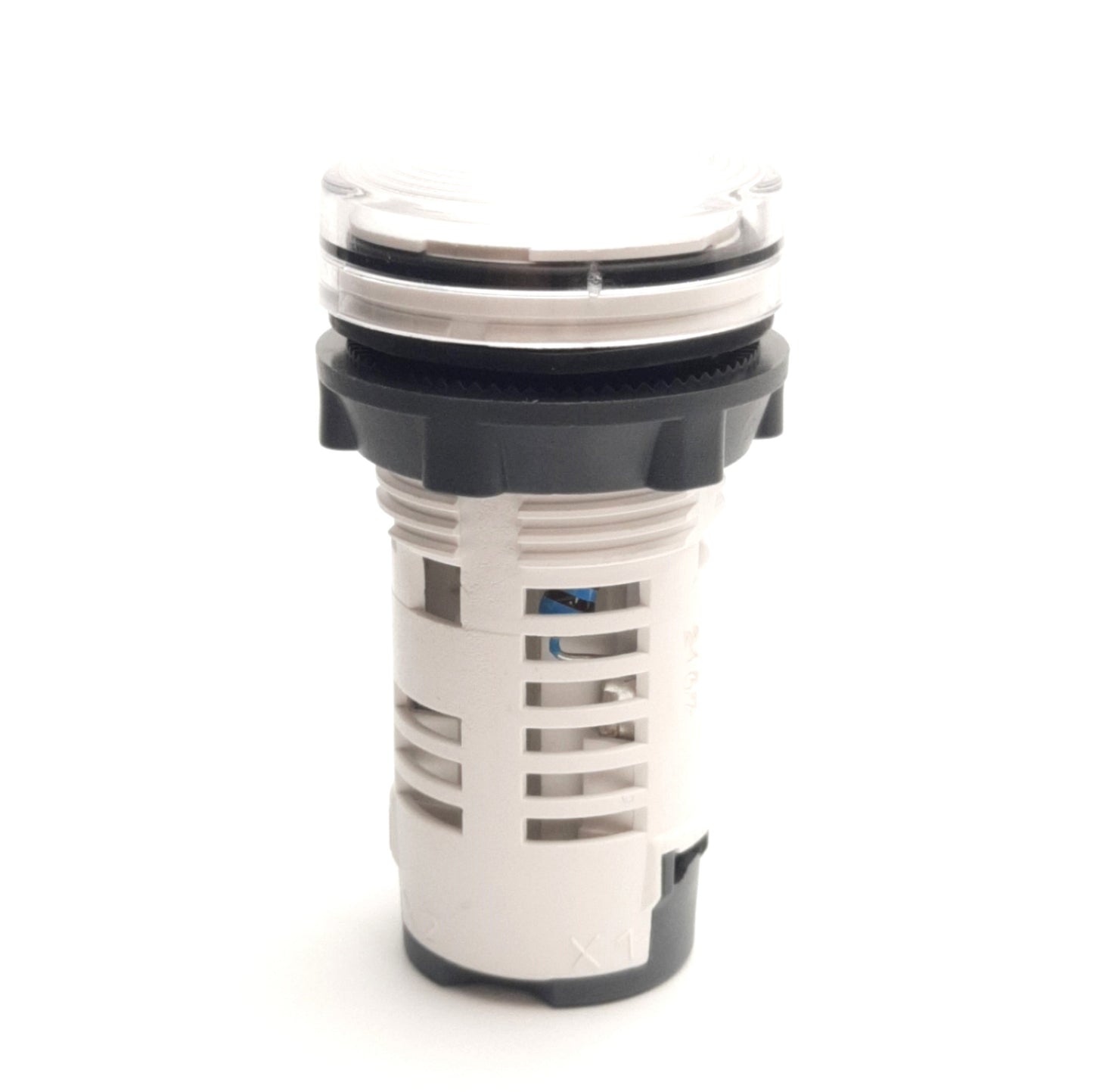 New – Open box Schneider Electric XB7-EV0-BP Monolithic Pilot Light, 22mm, White, 24VAC/DC