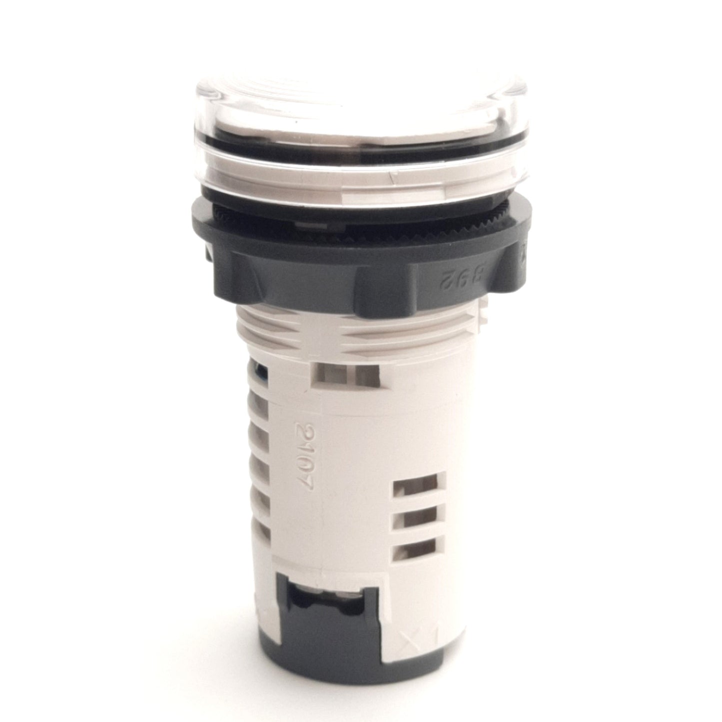 New – Open box Schneider Electric XB7-EV0-BP Monolithic Pilot Light, 22mm, White, 24VAC/DC