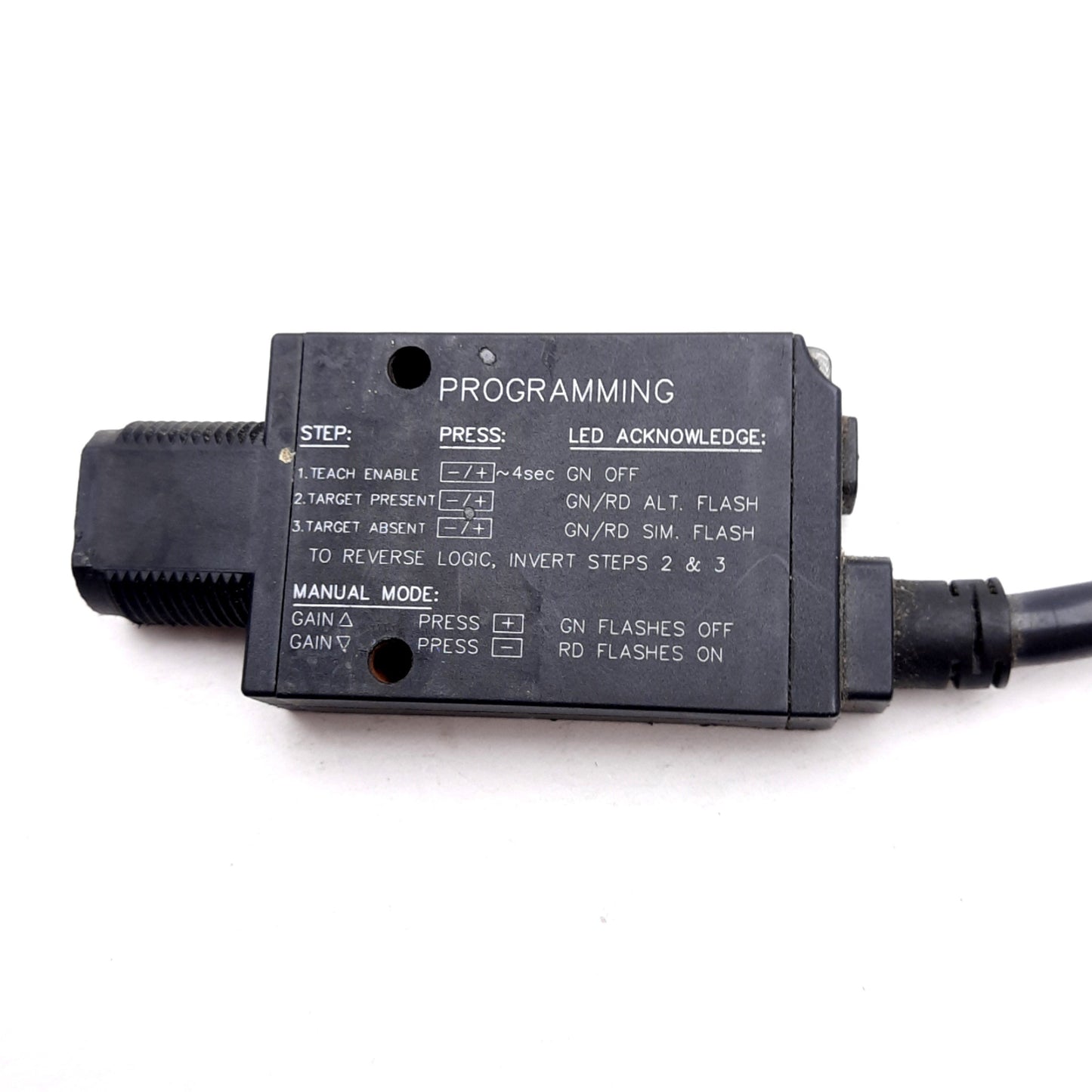 Used Pepperl & Fuchs MLV14-8-400/49/82a/115/123 Photoelectric Sensor, 400mm, 10-30VDC