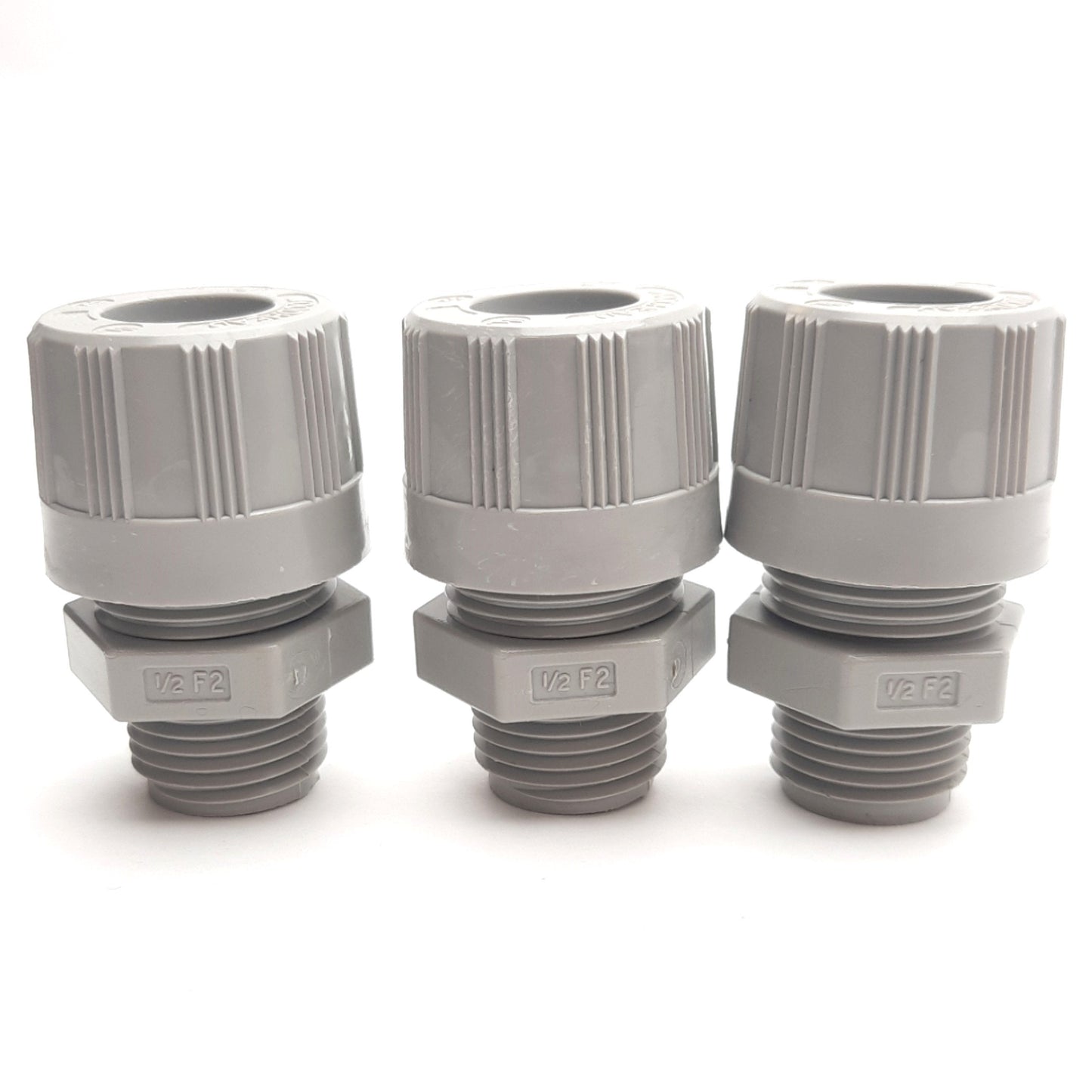 New – Open box Lot of 3 Woodhead 1300970327 Max-Loc Cord Grip 1/2" NPT, ø.312 - .375", Male