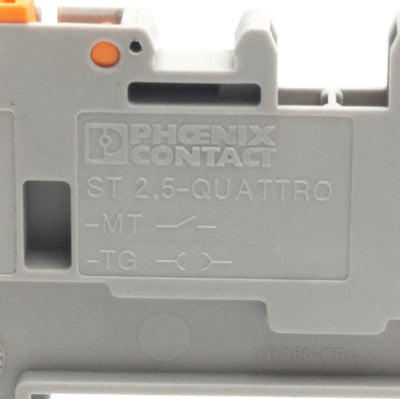 New – Open box Lot of 11 Phoenix Contact ST 2.5-Quattro-MT Disconnect Terminal Block, 300V 16A