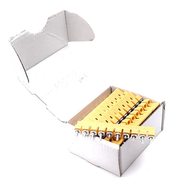 New Lot of 20 Allen Bradley 1492-CJJ8-10 Center Jumper Screw Type 8mm 10 Pole