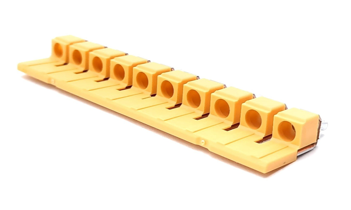 New Lot of 20 Allen Bradley 1492-CJJ8-10 Center Jumper Screw Type 8mm 10 Pole