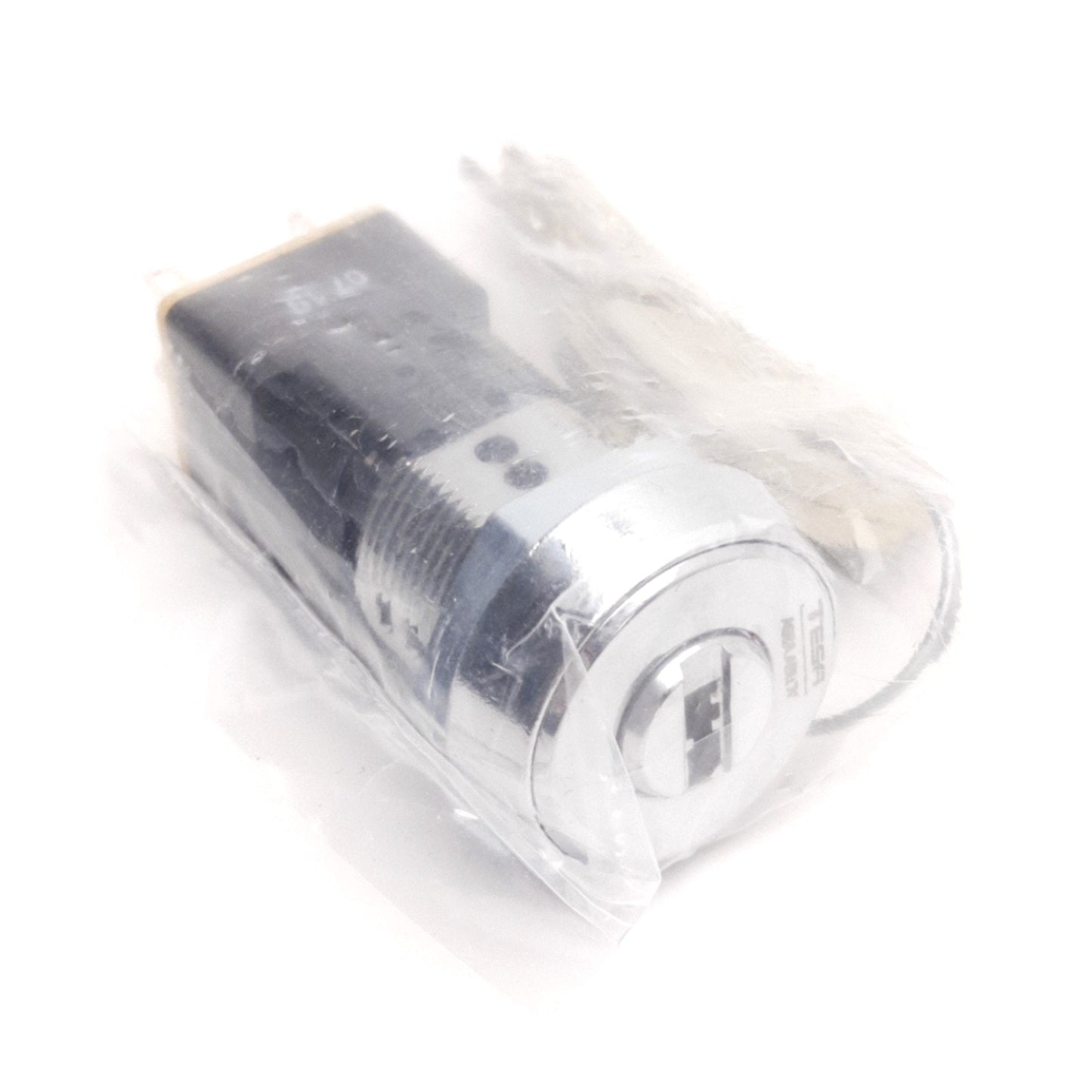 Used Lorlin DSL-6-A-D Lock & Key Switch, 2-Position, DPST, 80A 250VAC Contact