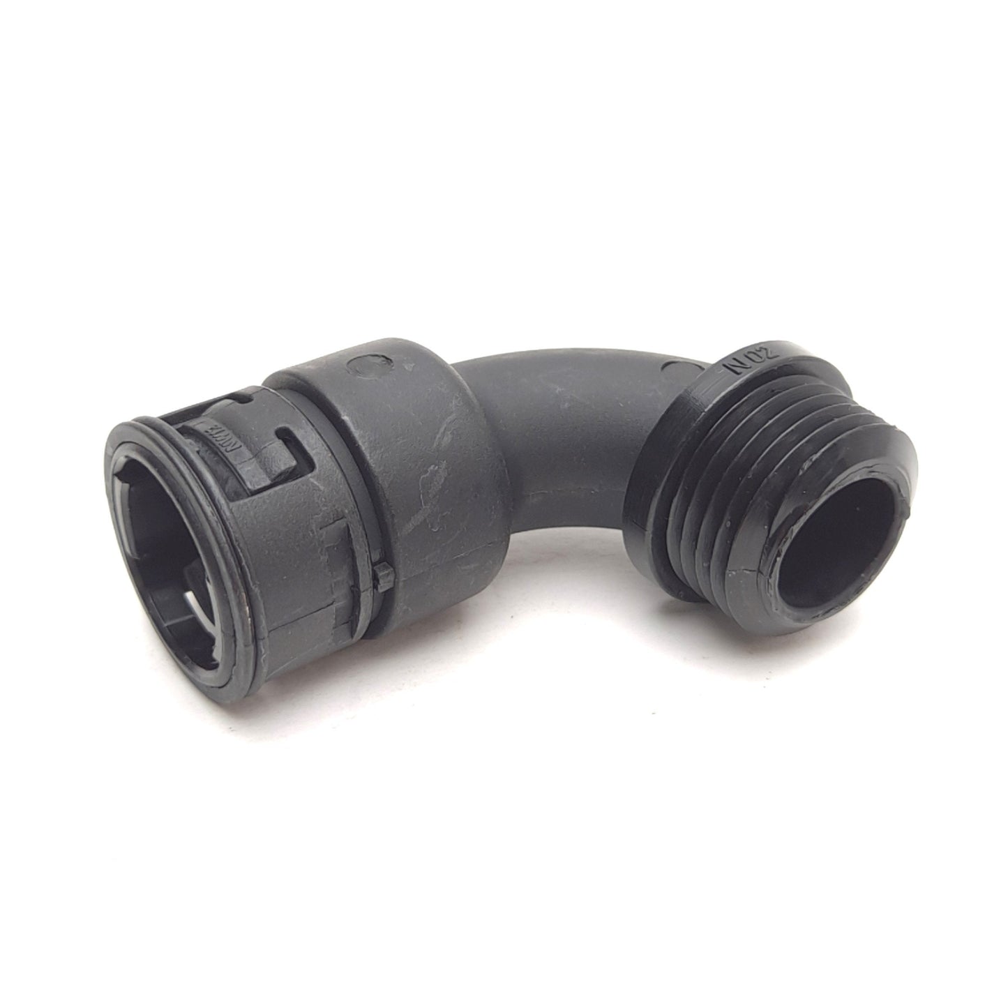 New – Open box Lot of 5 Electri-Flex CF-20 Connector, 90° Angle, 3/8in Trade, 1/2in NPT