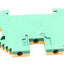 Used Lot of 10 Allen Bradley 1492-JG3 Ground Terminal Block, Green/Yellow, 600V 30A