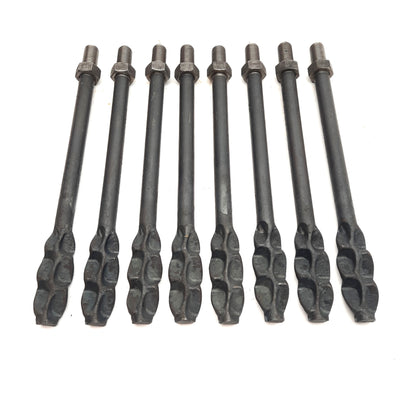 New – Open box Lot of 8 Unisorb EM-16 Heavy Duty Anchor Bolts, ø5/8in x 12in, 22600lb Load