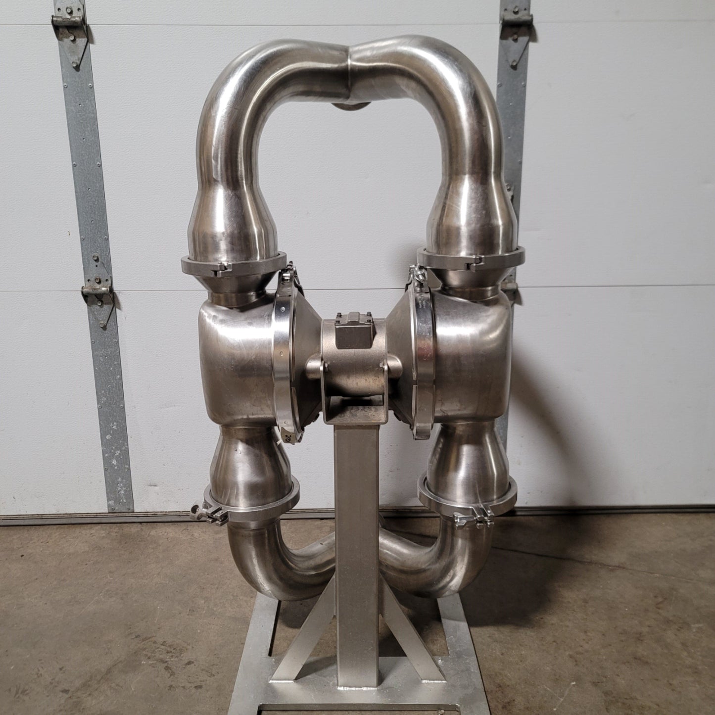 Used Graco SP4F.0000 SaniForce 2.0 HS Stainless Steel Pneumatic Diaphragm Pump 90GPM