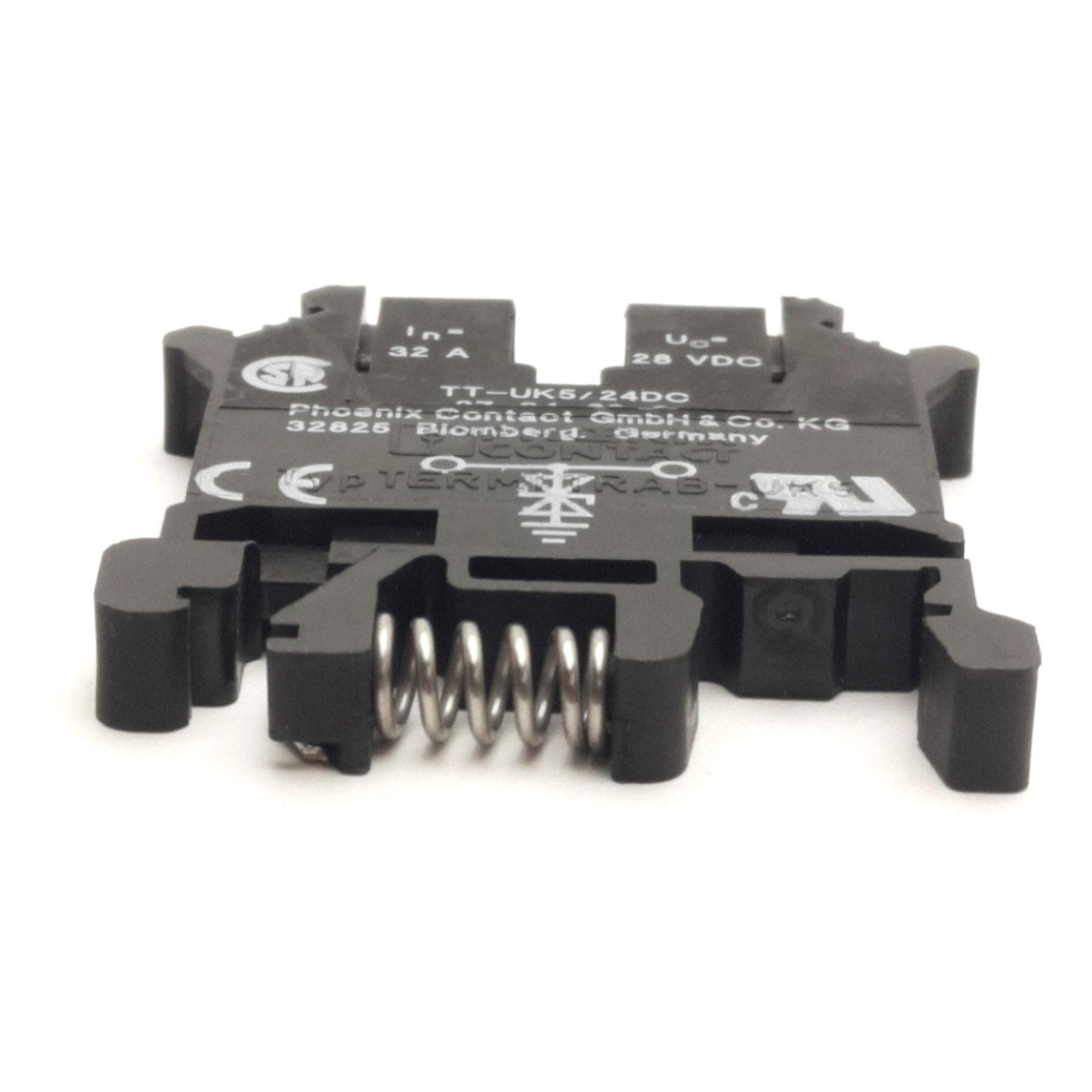 New – Open box Lot of 2 Phoenix Contact TT-UK5/24DC Surge Protector Terminal, 24VDC, 32A Max