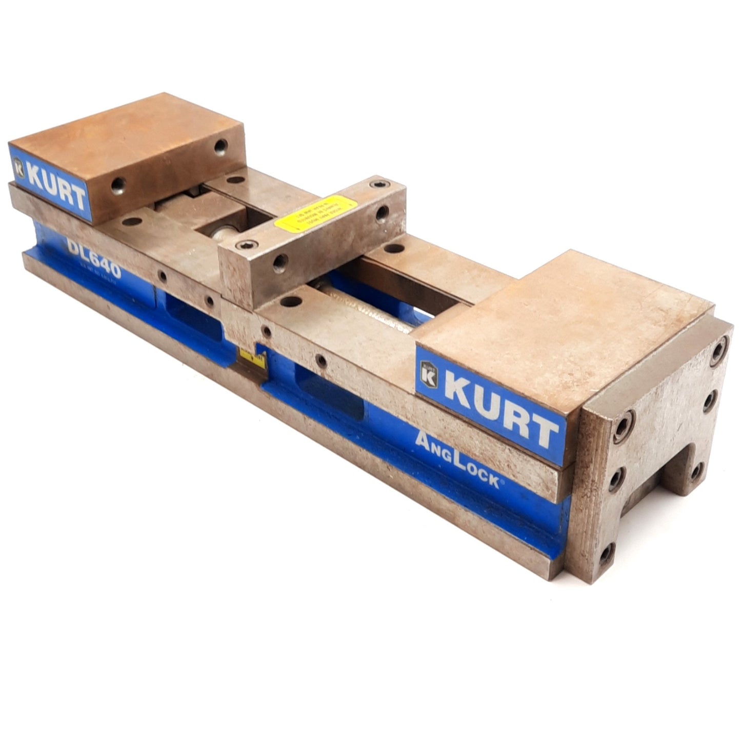 Used Kurt DL640 Double Lock Manual Machinist Vise 6in Wide, 23.25in Long, 3/4in Drive