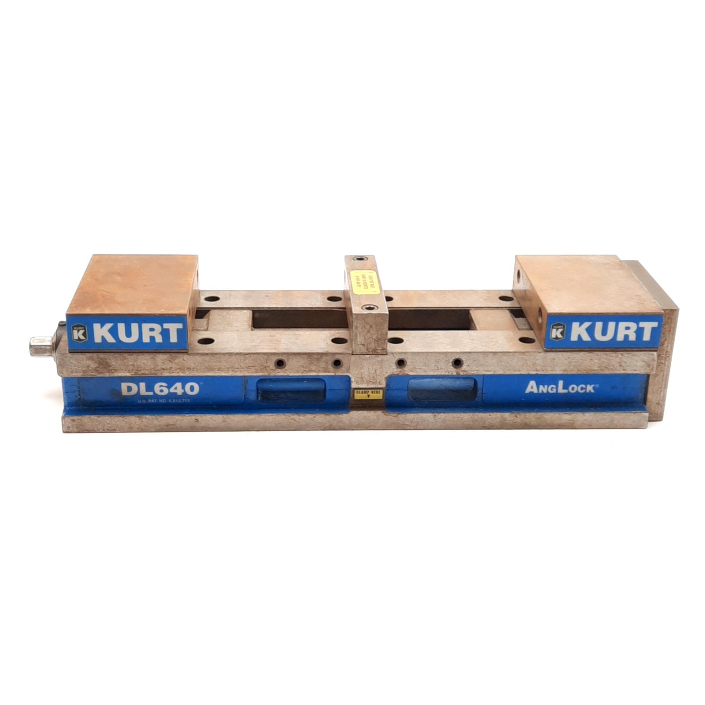 Used Kurt DL640 Double Lock Manual Machinist Vise 6in Wide, 23.25in Long, 3/4in Drive
