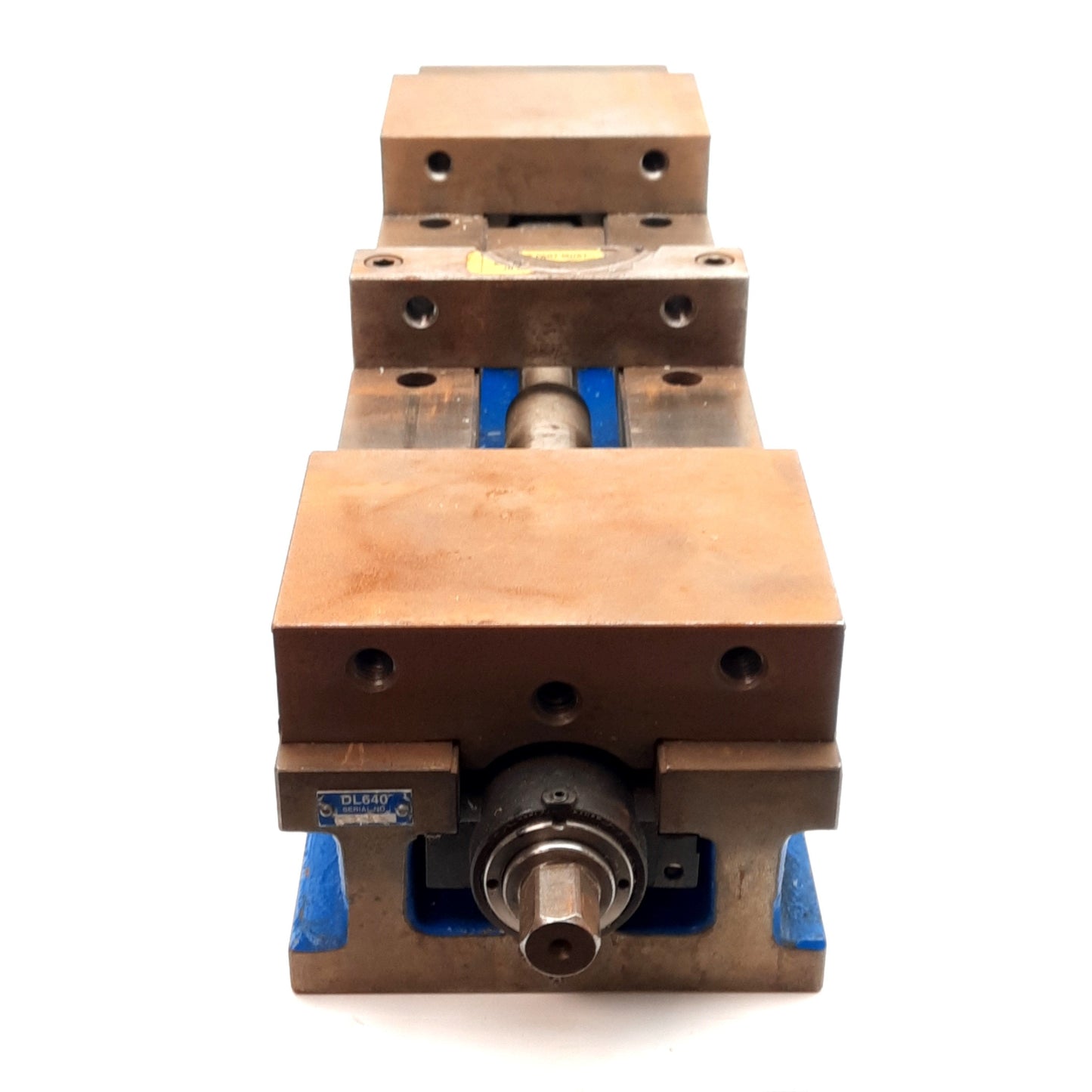 Used Kurt DL640 Double Lock Manual Machinist Vise, 6in Wide 23.25in Long 3/4in Drive